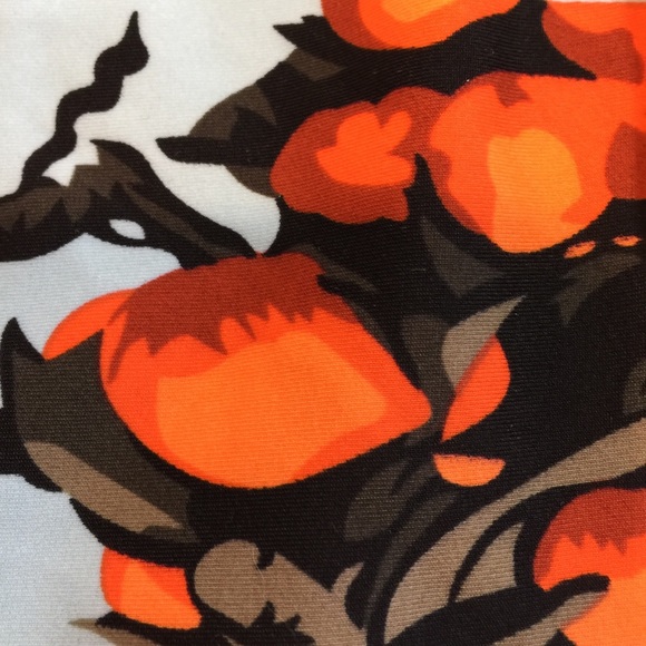 Vintage Pin Up Look Bathing Swim Suit Tangerines - Picture 8 of 8